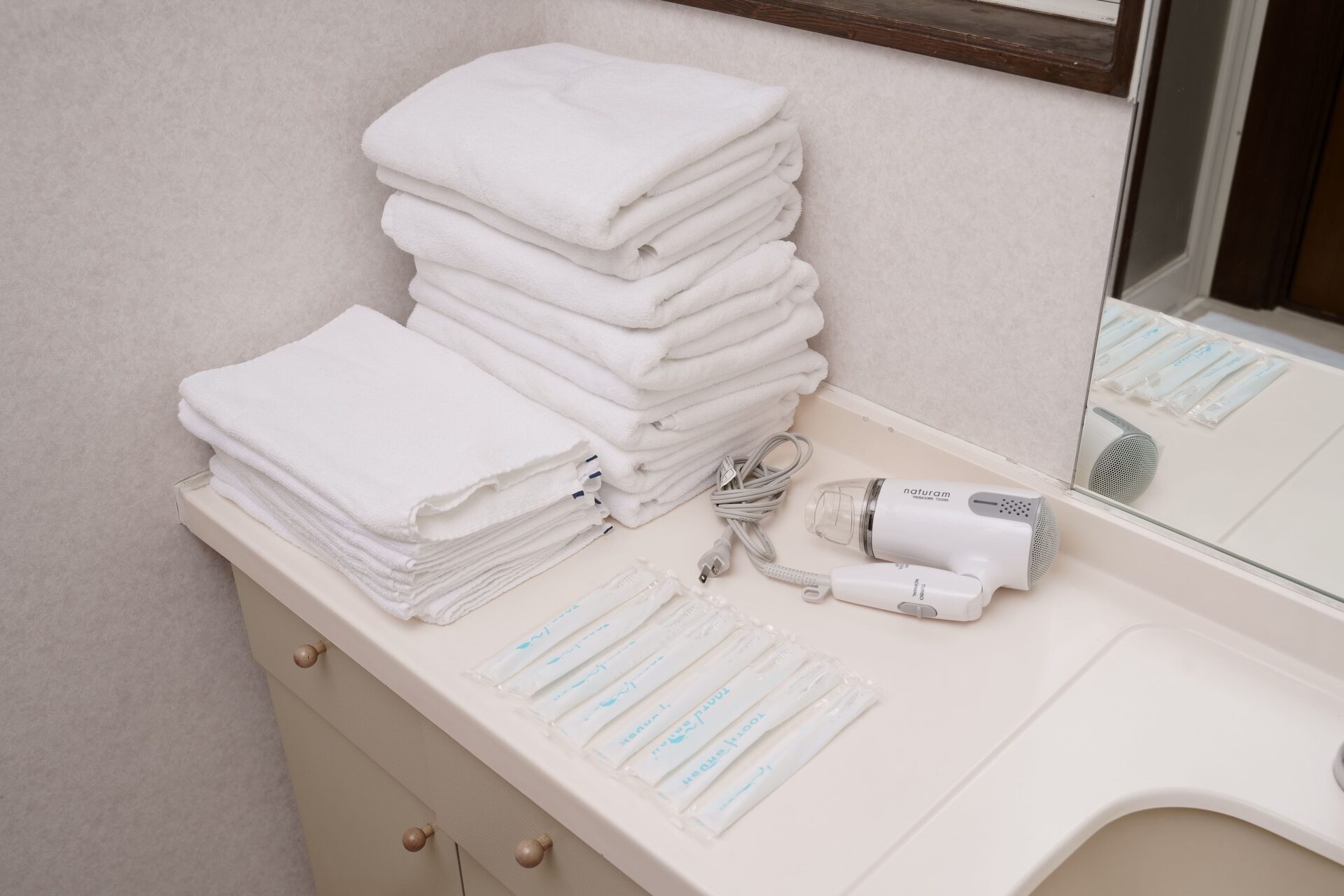 Towels and amenities
